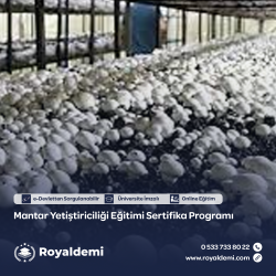 Mantar Yetiştiriciliği Eğitimi Sertifika Programı