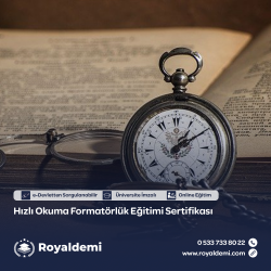 Hızlı Okuma Formatörlük Eğitimi Sertifikası