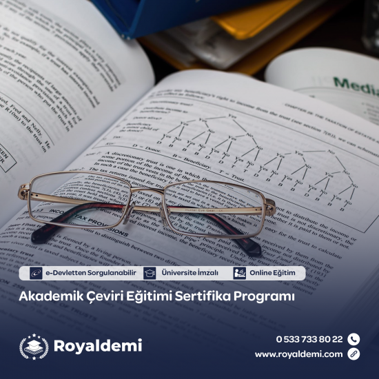 Akademik Çeviri Eğitimi Sertifika Programı Akademik Çeviri Eğitimi Sertifika Programı