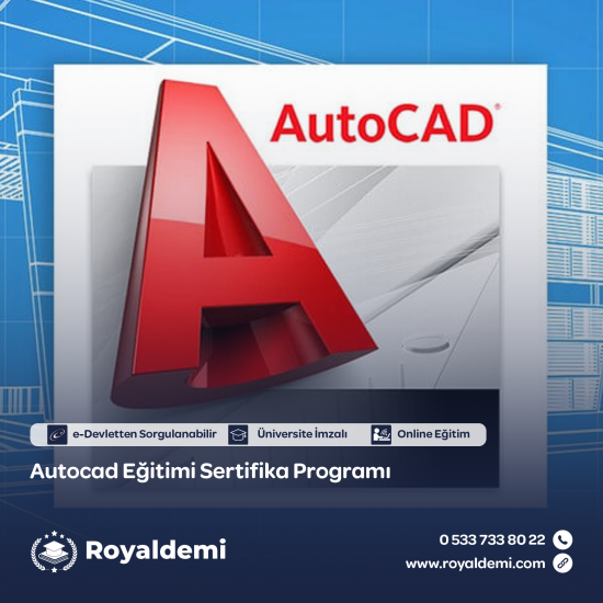 Autocad Eğitimi Sertifika Programı Autocad Eğitimi Sertifika Programı